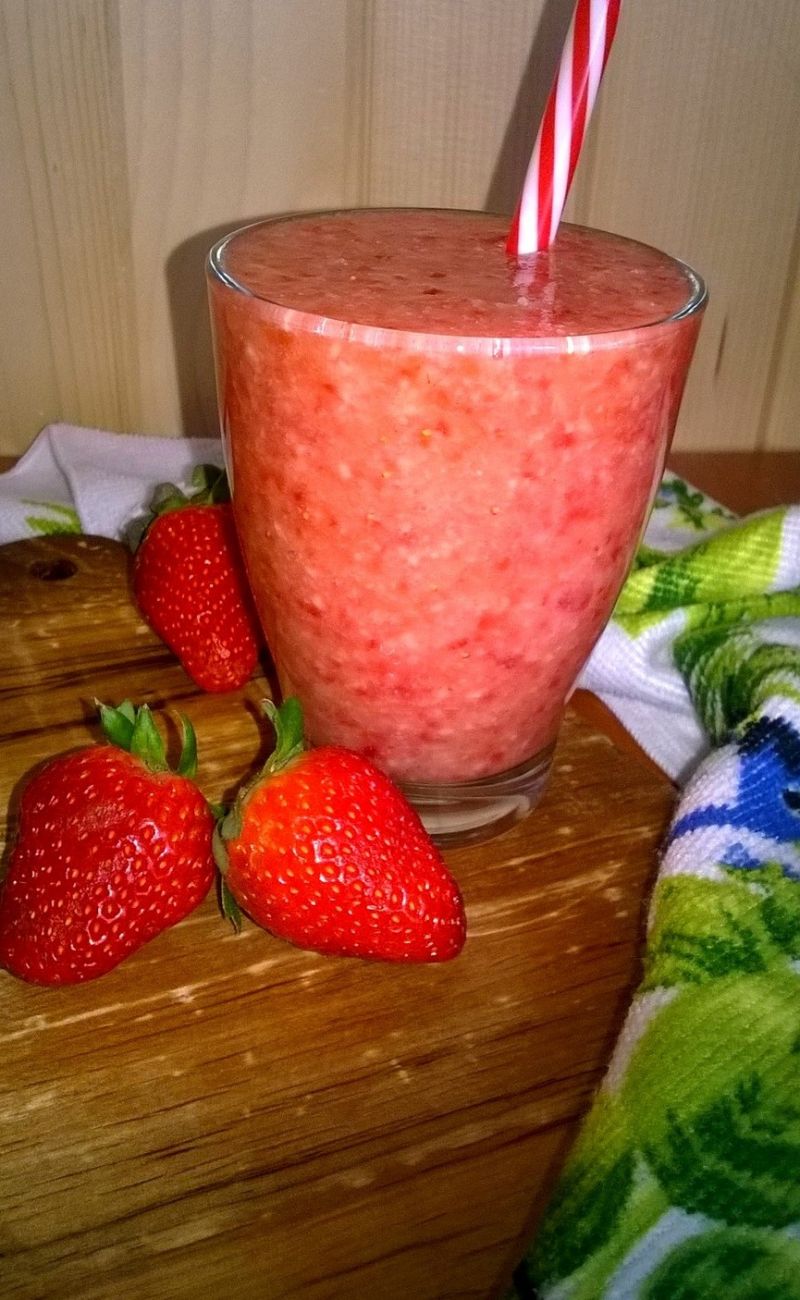 Przepis Truskawkowo Pomara Czowe Smoothie Przepis Gotujmy Pl