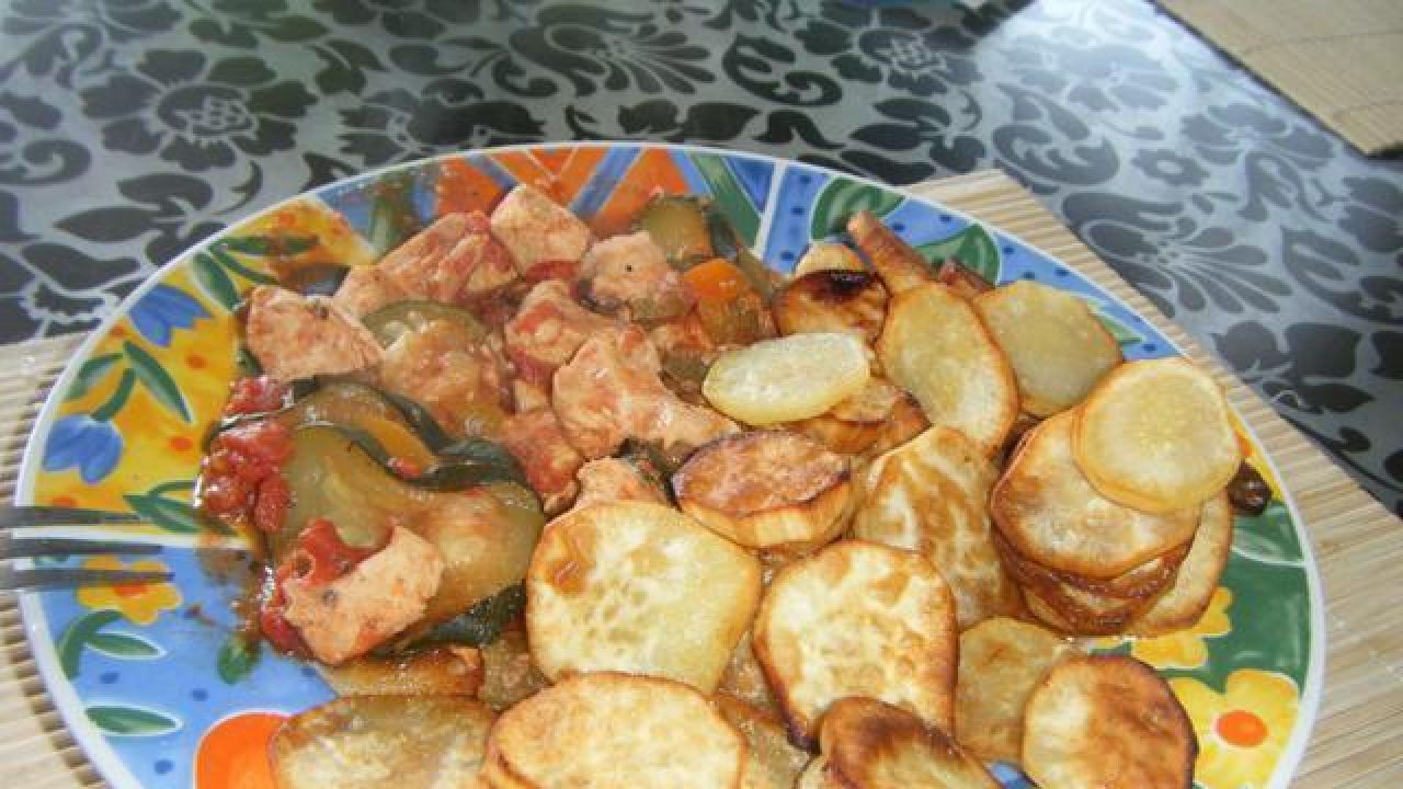 Przepis Kurczak po toskańsku z batatami przepis Gotujmy.pl