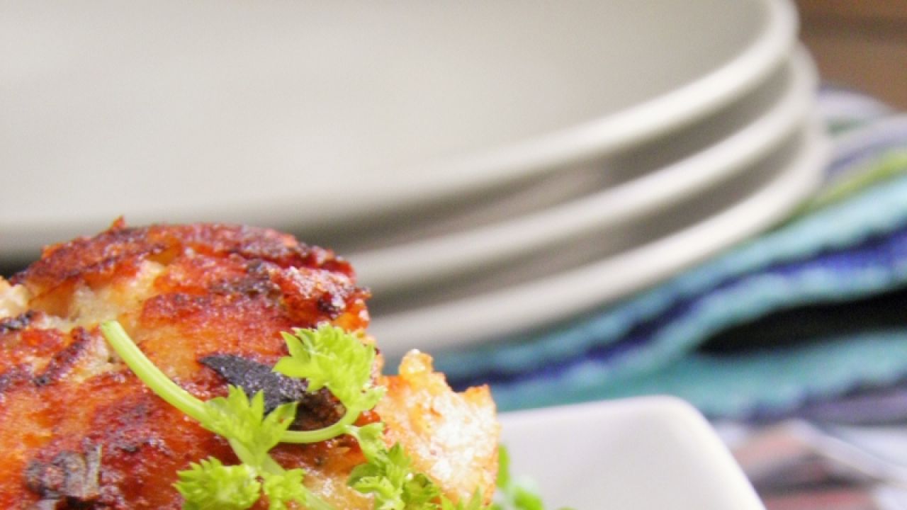 Przepis Placki z kurczaka ( z majonezem) przepis Gotujmy.pl