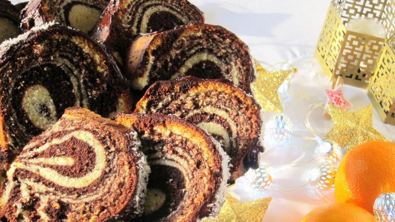 Babka zebra na Boże Narodzenie