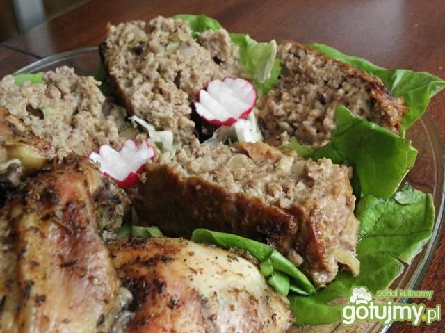 A la klops mięsno-grzybowy.