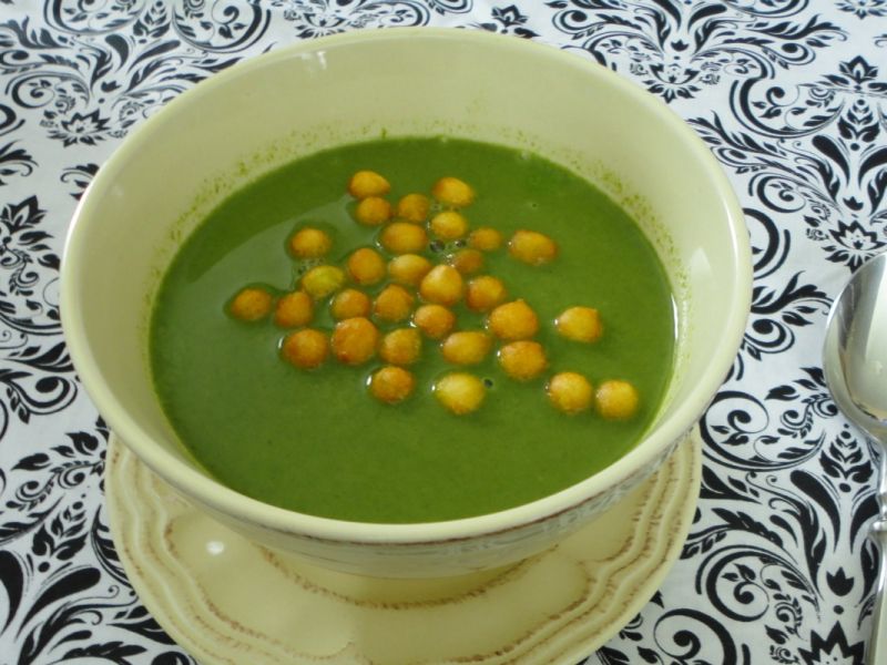 Aksamitny krem szpinakowy