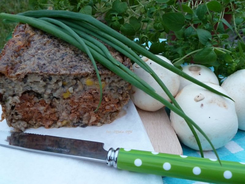 A'la pasztet jęczmienny z wołowymi klopsikami A'la pasztet jęczmienny z wołowymi klopsikami