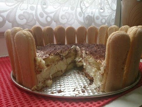 A'la Tiramisu z białą czekoladą