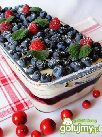 Ala tiramisu z borówkami Ala tiramisu z borówkami
