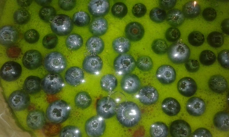 Almettowy sernik na zimno z owocami