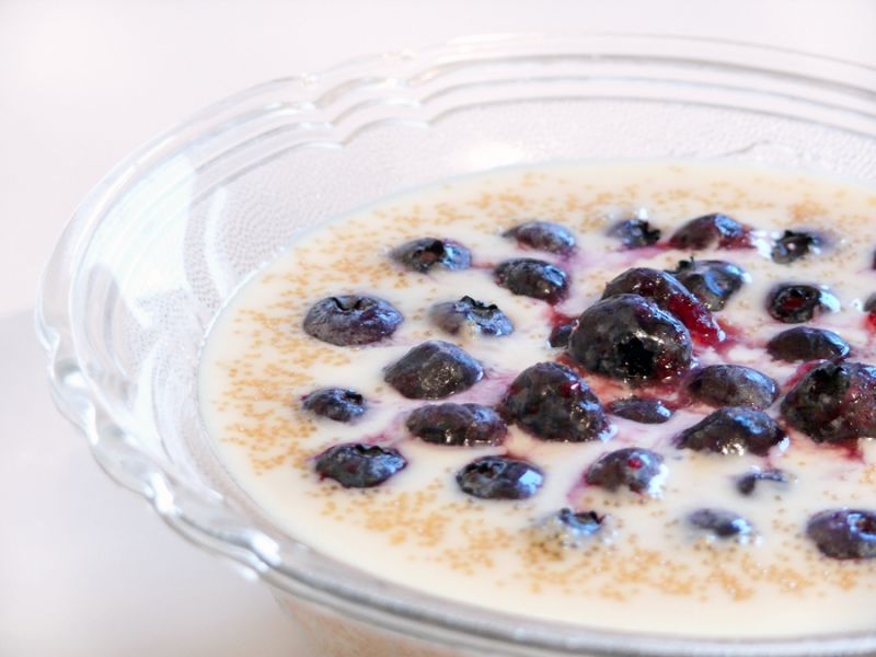 Amarantus z borówkami Amarantus z borówkami