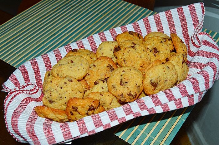 Amerykańskie ciasteczka z kawałkami czekolady