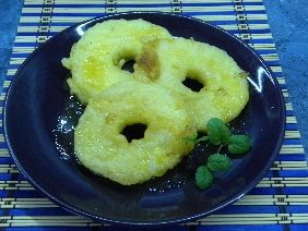 Ananas w tempurze Ananas w tempurze