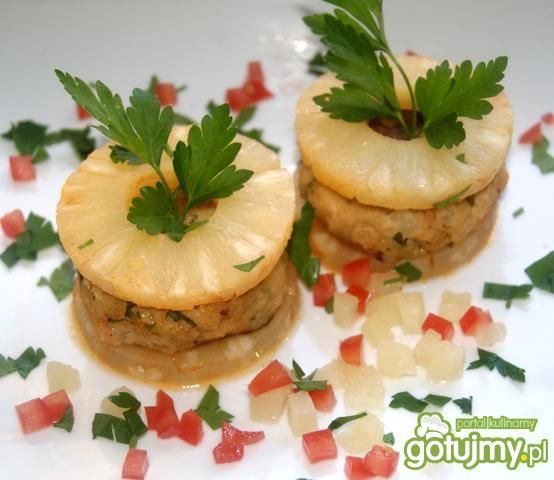 Ananasowe kotleciki z  kurczaka Ananasowe kotleciki z  kurczaka