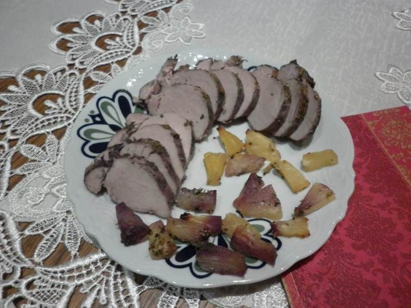 Ananasowe polędwiczki