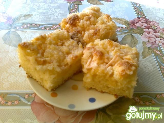 Ananasowo- jabłkowe ciasto na kefirze Ananasowo- jabłkowe ciasto na kefirze