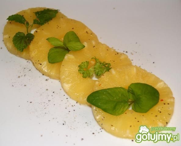 Ananasy z chilli pieczony w ActiFry 