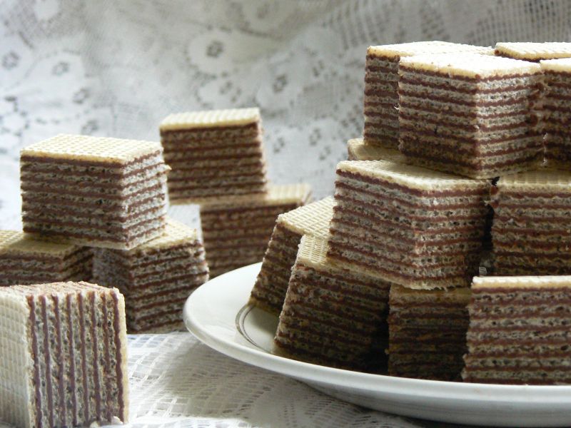 Andrut z masą mleczno kakaową Andrut z masą mleczno kakaową