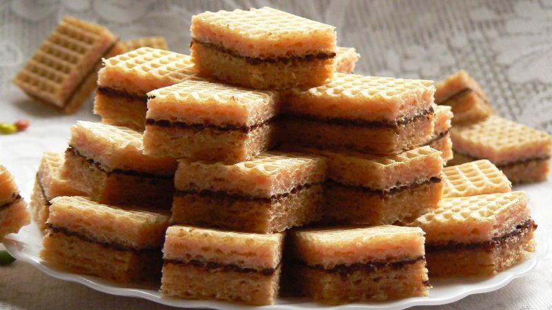 Andrut z masą z galaretki z czekoladowym akcentem