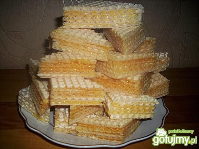 Andruty z pomarańczową galaretką Andruty z pomarańczową galaretką