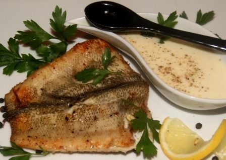 Antar z imbirem i  sosem maślano- kokosowym