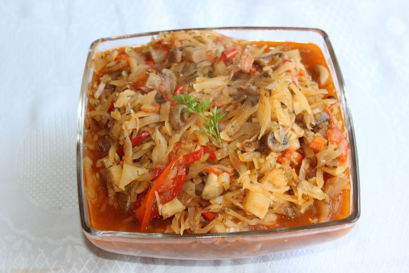 aromatyczna kapusta po cygańsku