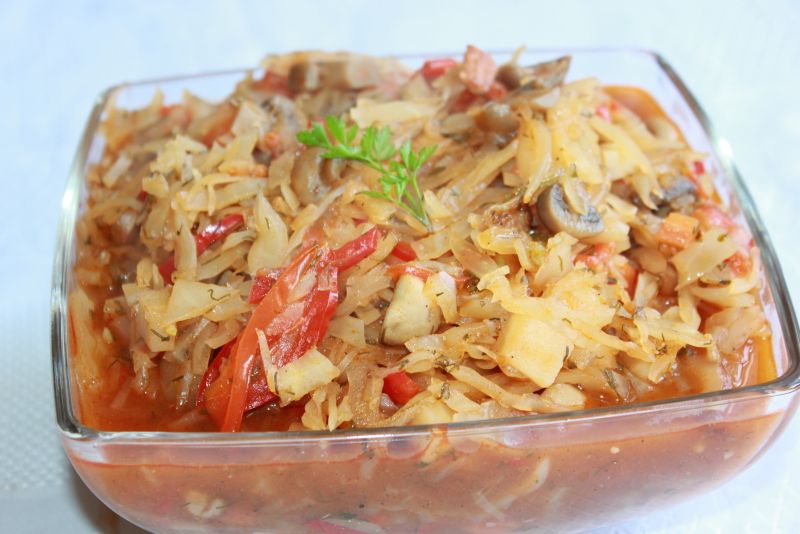 aromatyczna kapusta po cygańsku