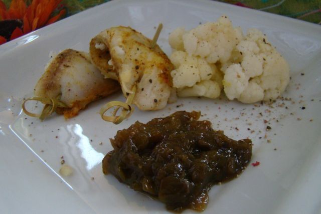 Aromatyczna tilapia z kalafiorem  Aromatyczna tilapia z kalafiorem