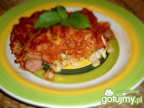 Aromatyczna zapiekanka z ... parówek