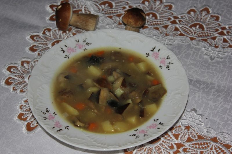 Aromatyczna zupa grzybowa 