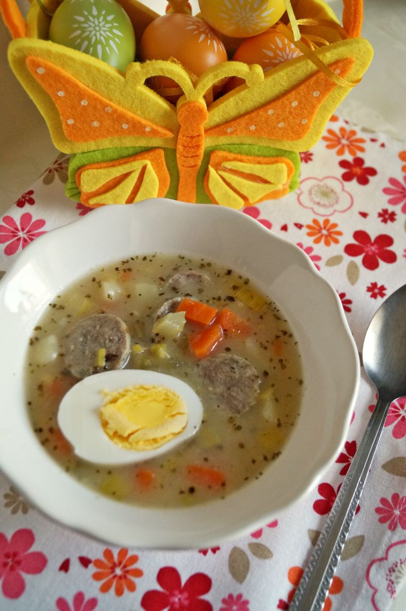 Aromatyczny biały barszcz