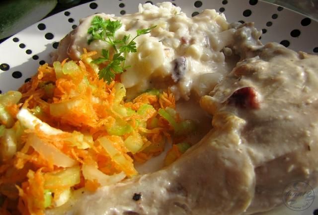 Aromatyczny ryż i duszone udko Aromatyczny ryż i duszone udko