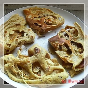 Ażurowe naleśniki orzechowe (dwie propozycje) Ażurowe naleśniki orzechowe (dwie propozycje)