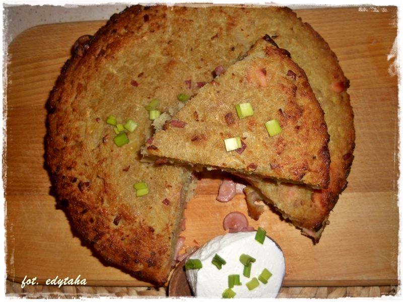 Baba ziemniaczana z parówkami i tatrzańską