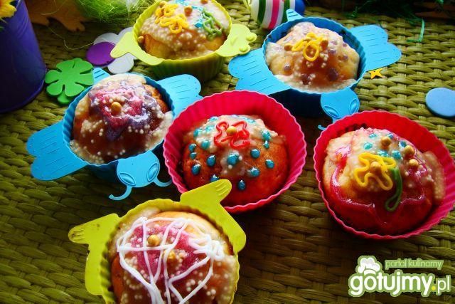 Babeczki bananowo migdałowe