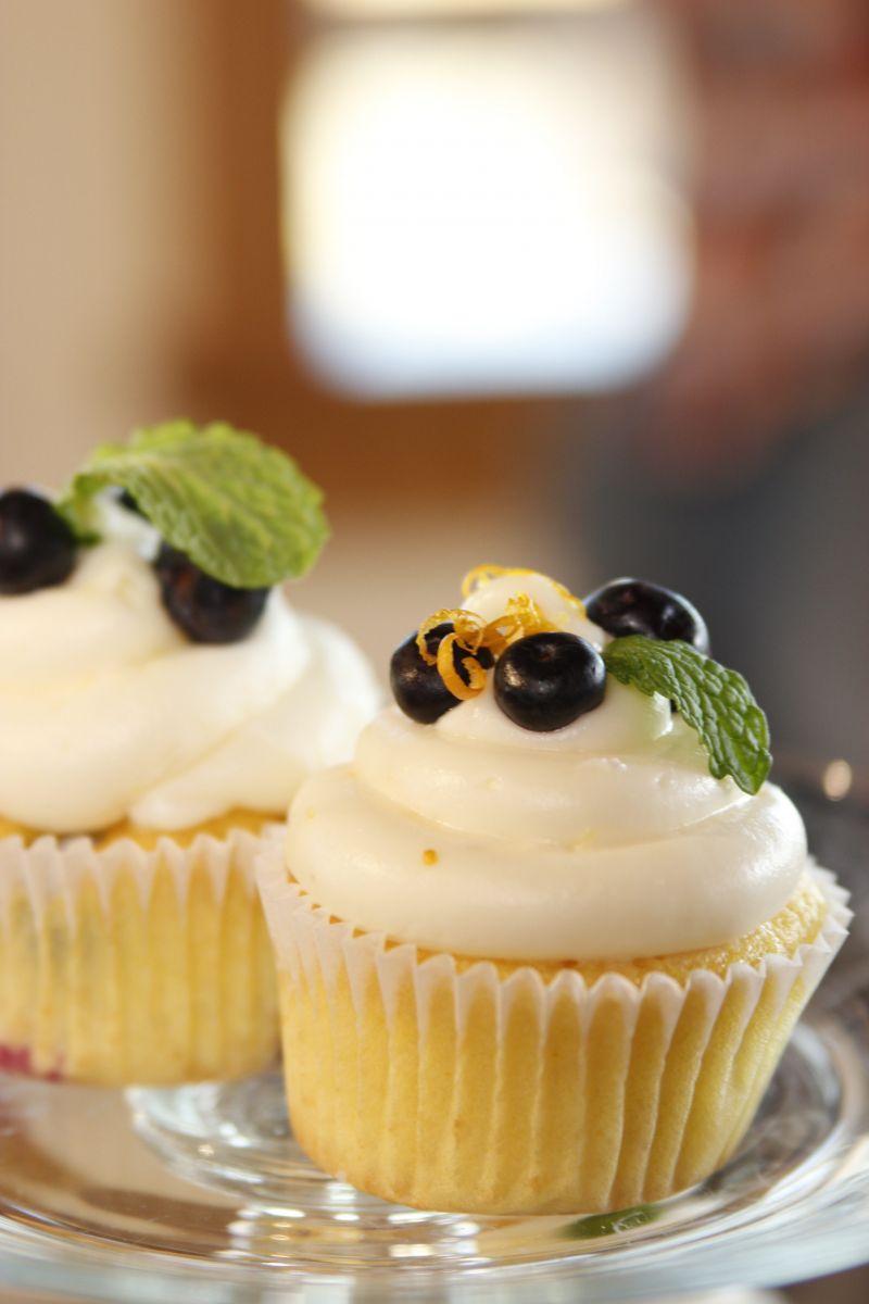 Babeczki cytrynowo - borówkowe Babeczki cytrynowo - borówkowe