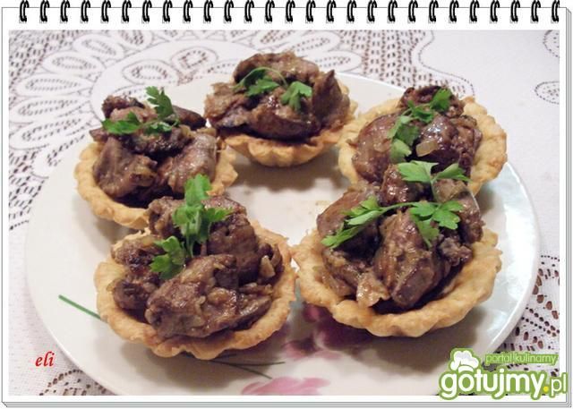 Babeczki Eli z wątróbką drobiową