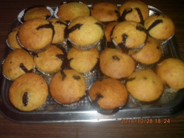 Babeczki kokosowo-czekoladowo-orzechowe