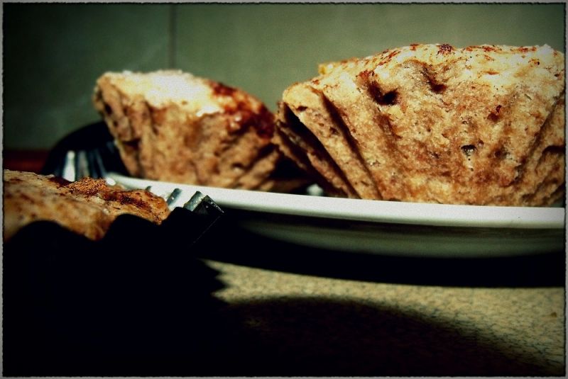 Babeczki korzenne z gruszkami