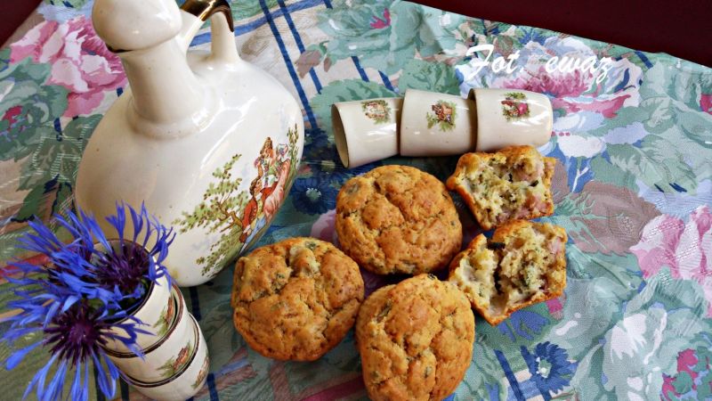 Babeczki miętowo - bananowe Babeczki miętowo - bananowe