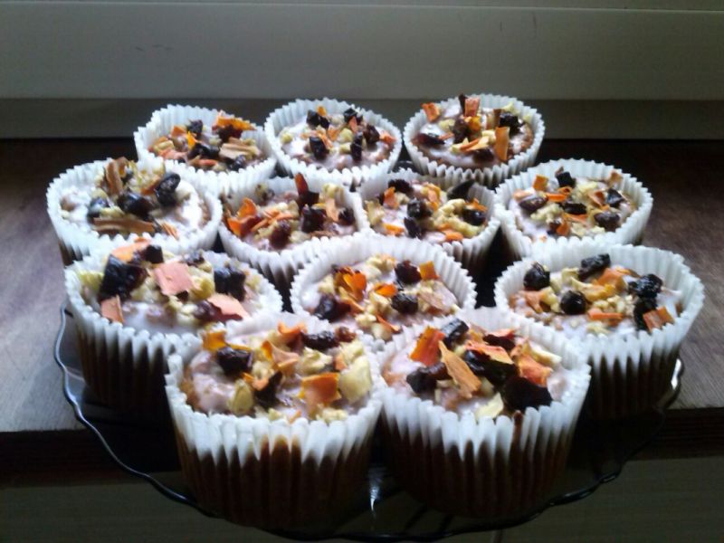 Babeczki piernikowe z nutką słodkiej marchwi