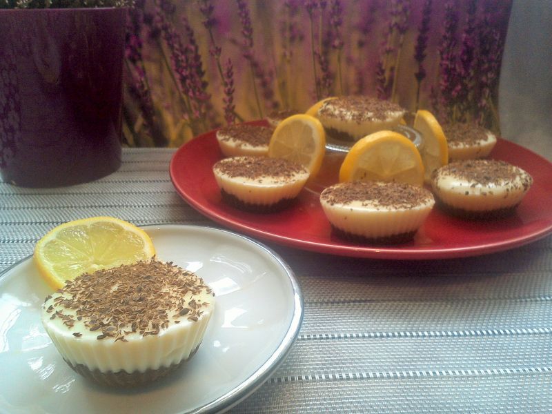 Babeczki sernikowe na zimno Babeczki sernikowe na zimno