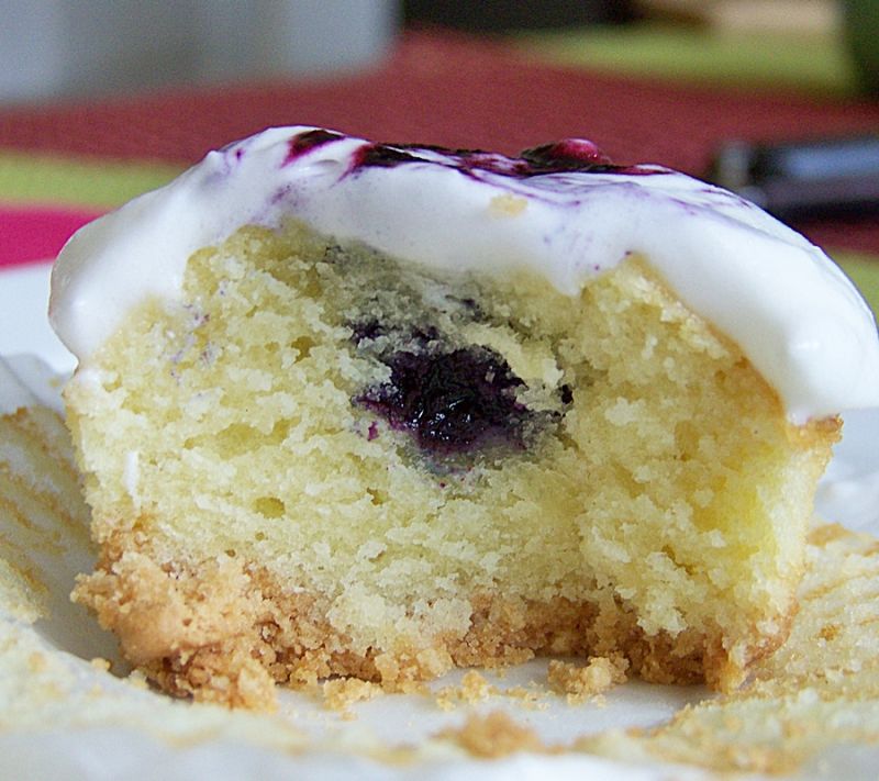 Babeczki sernikowo-jagodowe