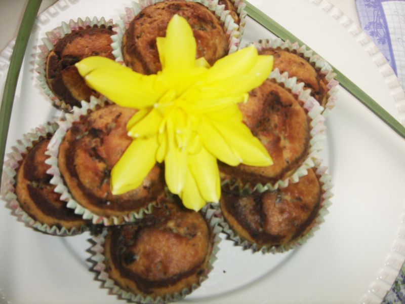 Babeczki w paseczki Babeczki w paseczki