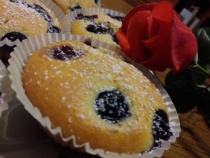 Babeczki z borówek Babeczki z borówek