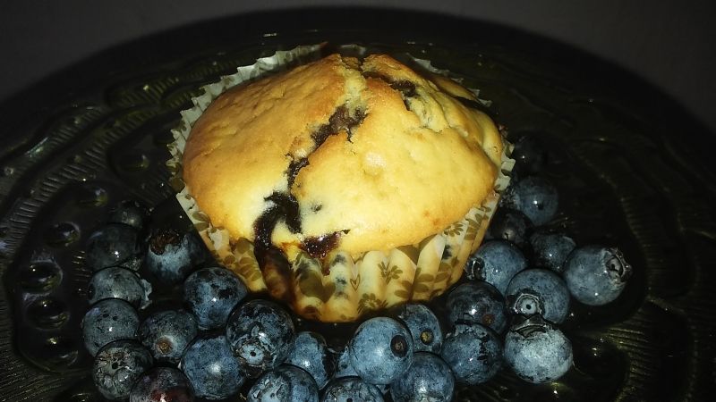 Babeczki z borówkami Babeczki z borówkami