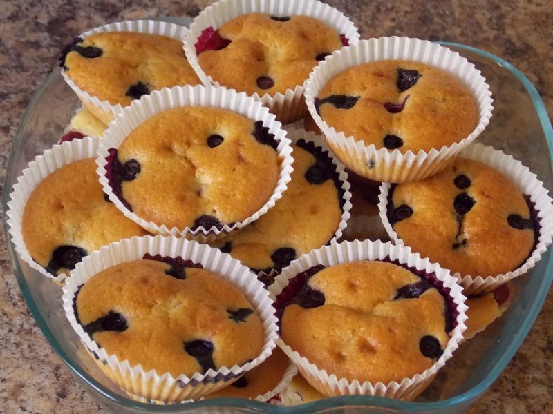 Babeczki z jagodami