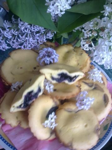 Babeczki z jagódkami