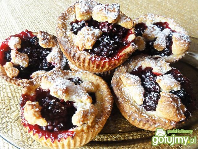 Babeczki z jeżynami Babeczki z jeżynami