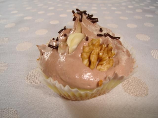 Babeczki z kremem czekoladowym.