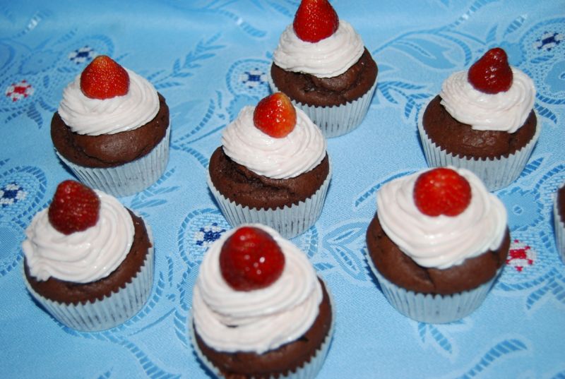 Babeczki z kremem mascarpone