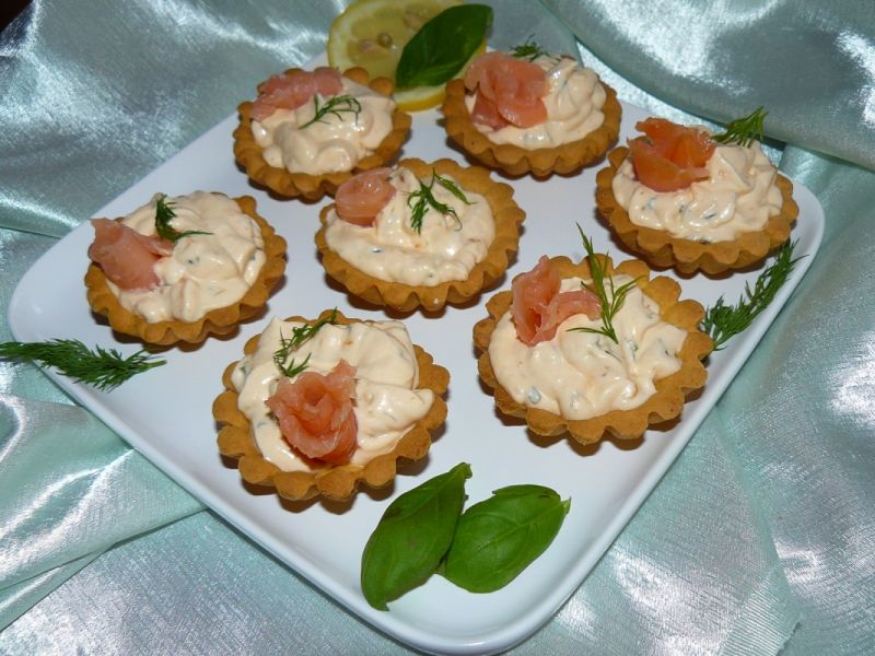 Babeczki z łososiem Babeczki z łososiem