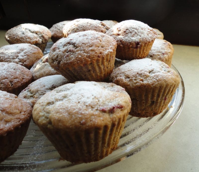 Babeczki z malinami Babeczki z malinami