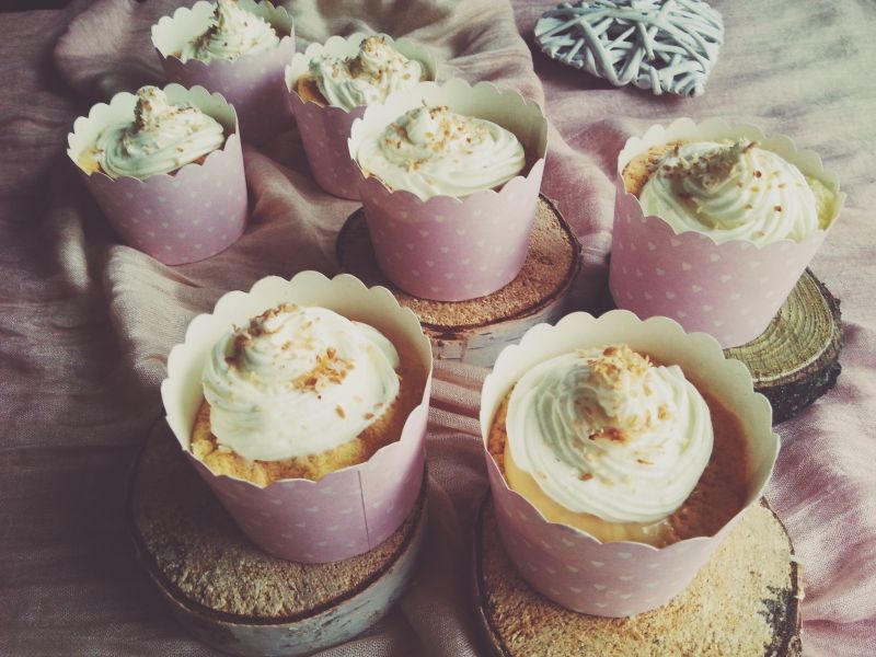 Babeczki z masą krówkową